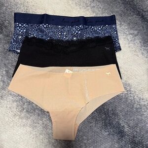 Victoria Secrets Pink Panties Size L Three Pair Bundle NWT